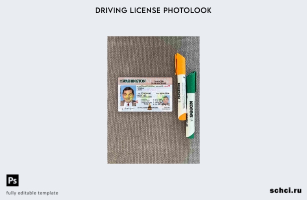 цифровая загрузка шаблона FRONT США Washington DL Photolook